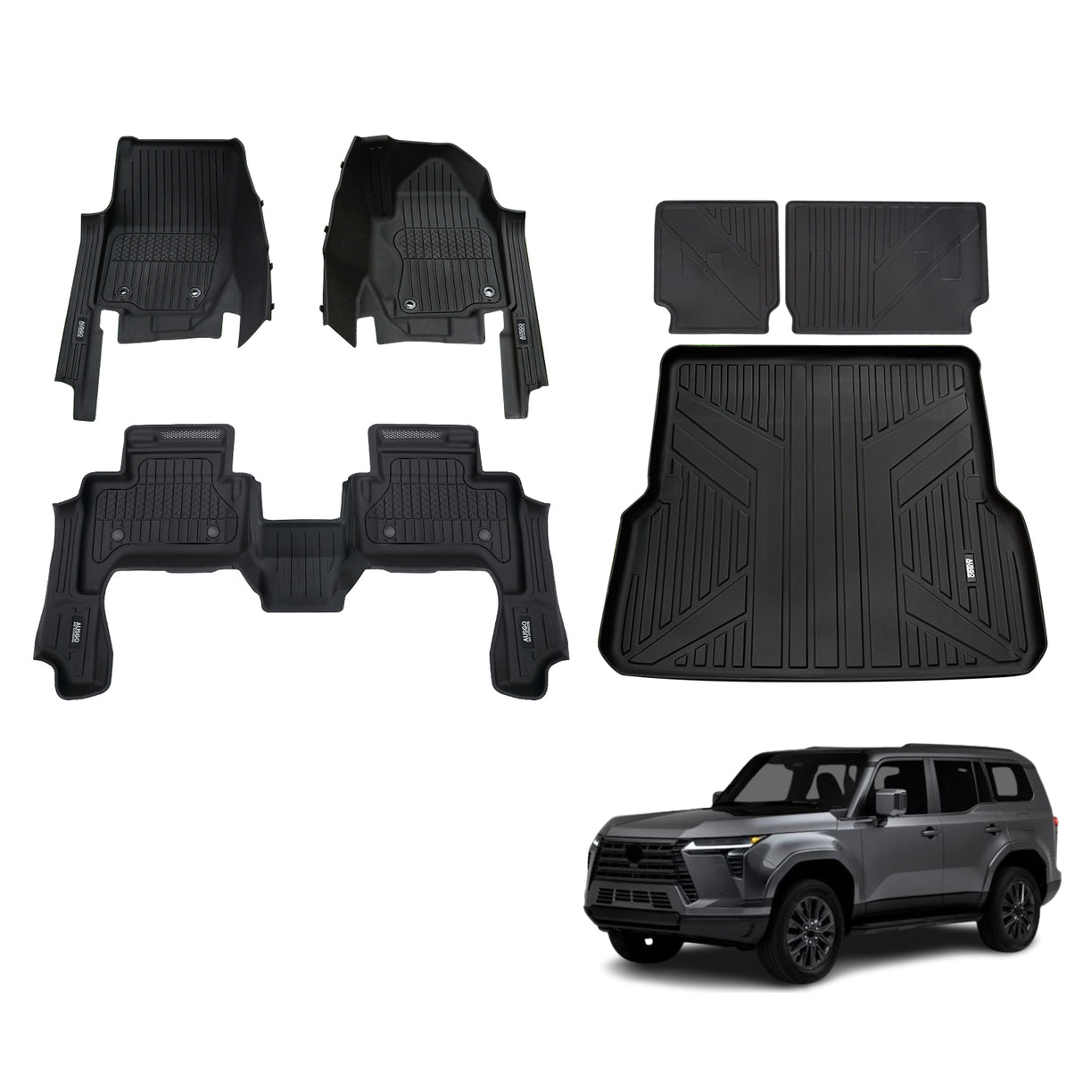 Injection 7D Car Floor Mats for Lexus GX550 2024-Onwards