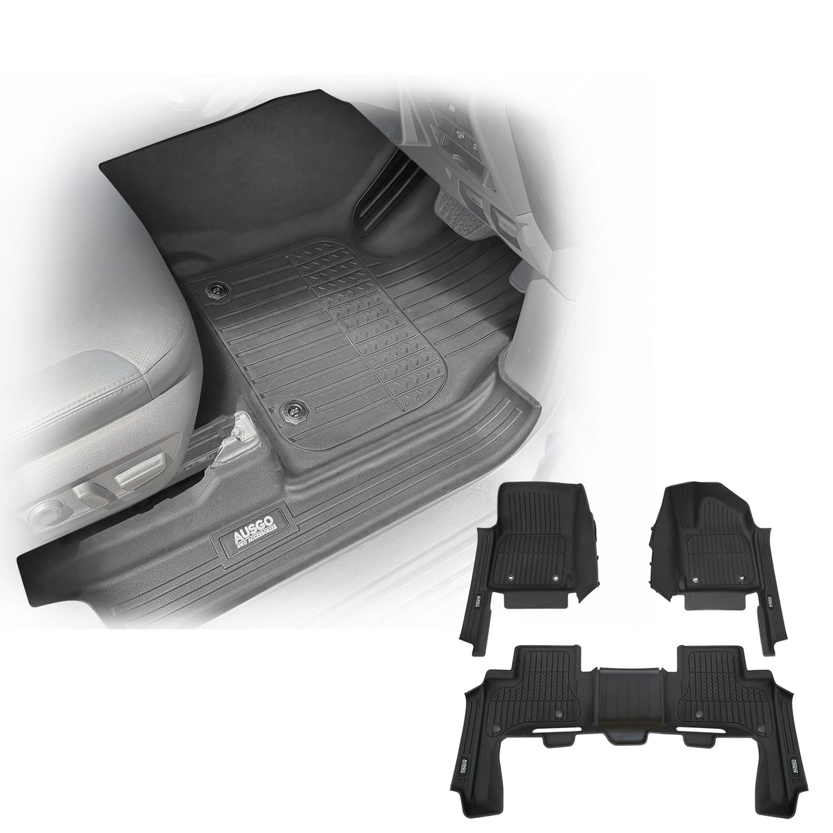 Injection 7D Car Floor Mats for Toyota LandCruiser 300 Series 2021-Onwards