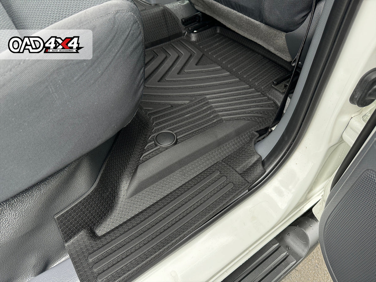 Injection Floor Mats & Door Sill Protector for Mazda BT-50 BT50 Dual Cab 2011-2020