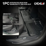 7D TPE Car Floor Mats for Mitsubishi Outlander 7 Seats Petrol 2021-Onwards