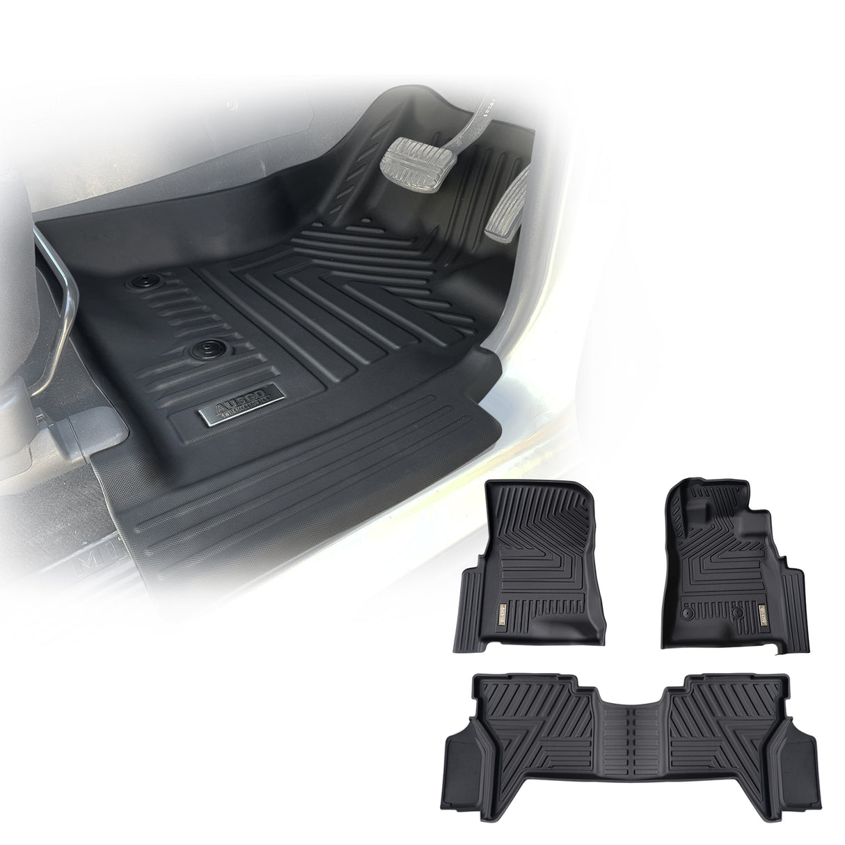 5D TPE Car Floor Mats for Mitsubishi Pajero 2000-2021