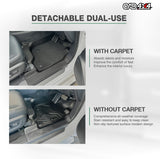 5D Double-Layer Car Floor Mats for Mitsubishi Pajero Sport 2015-Onwards