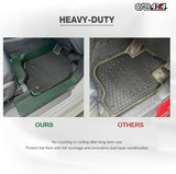 5D Double-Layer Car Floor Mats for Mitsubishi Pajero Sport 2015-Onwards