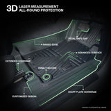 5D TPE Car Floor Mats for Mitsubishi Triton Dual Cab MQ MR 2015-2024