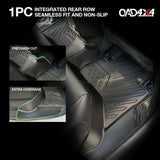 Floor Mats & Door Sill Protector for Mitsubishi Triton MV All-New Dual Cab 2024-Onwards