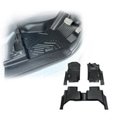 5D TPE Car Floor Mats for Mitsubishi Triton MV All-New Dual Cab 2024-Onwards