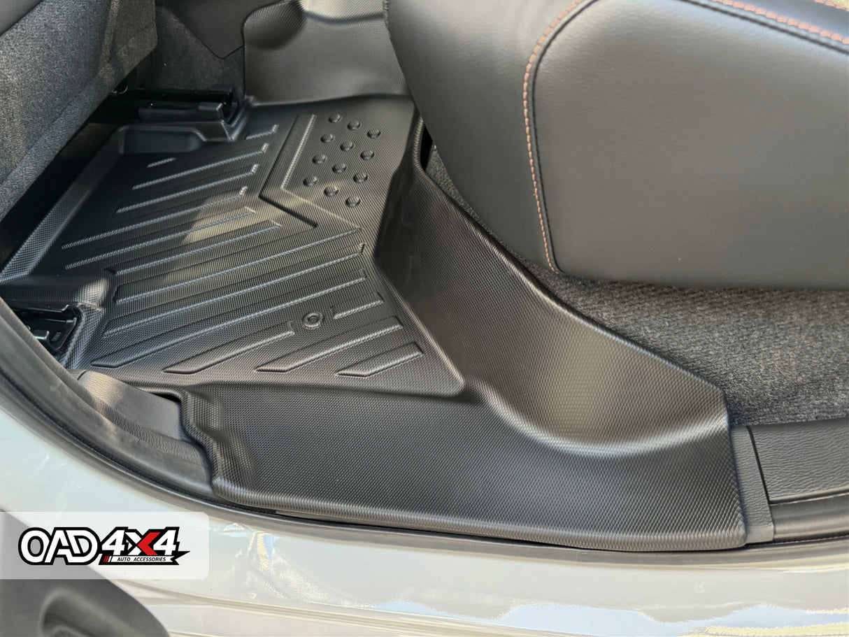 Floor Mats & Door Sill Protector for Mitsubishi Triton MV All-New Dual Cab 2024-Onwards