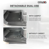 5D Double-Layer Car Floor Mats for Infiniti QX80 Z62 2015-2019