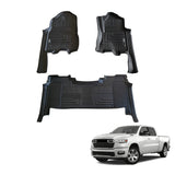5D TPE Car Floor Mats for RAM 1500 DT Series Crew Cab 2023-Onwards