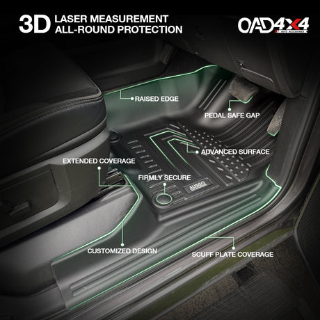 7D TPE Car Floor Mats for RAM 2500 DJ Series 2020-Onwards