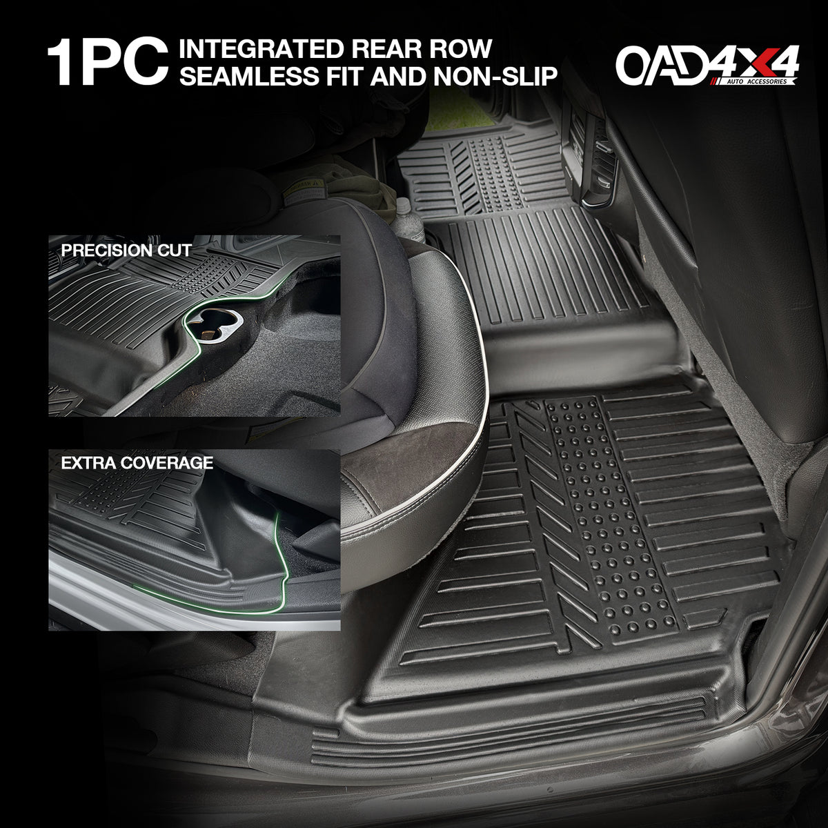 7D TPE Car Floor Mats for RAM 2500 DJ Series 2020-Onwards