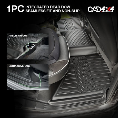 7D TPE Car Floor Mats for RAM 2500 DJ Series 2020-Onwards