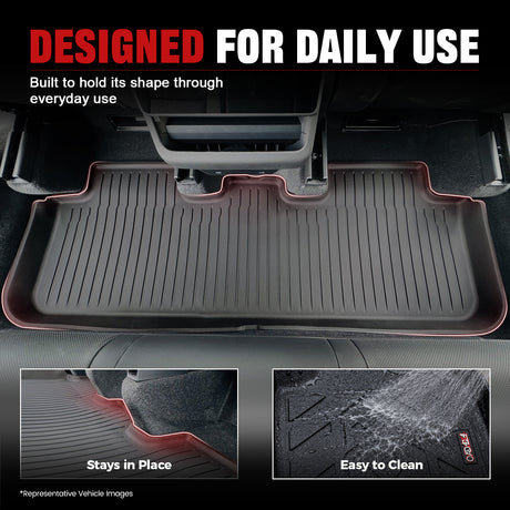 Injection Car Floor Mats for Tesla Model Y Juniper 2025-Onwards