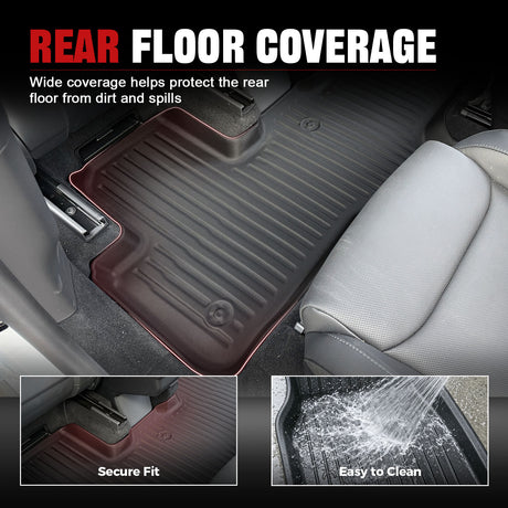 3D Car Floor Mats for Tesla Model Y L 6 Seats 2026-Onwards