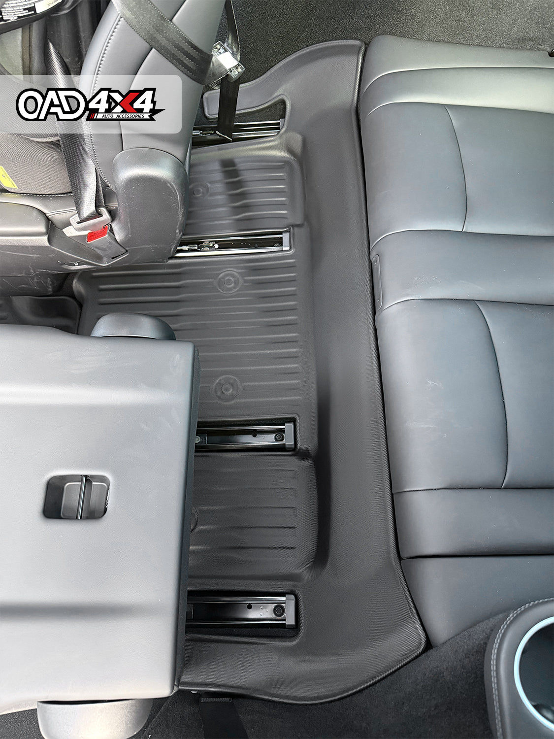 3D Car Floor Mats for Tesla Model Y L 6 Seats 2026-Onwards