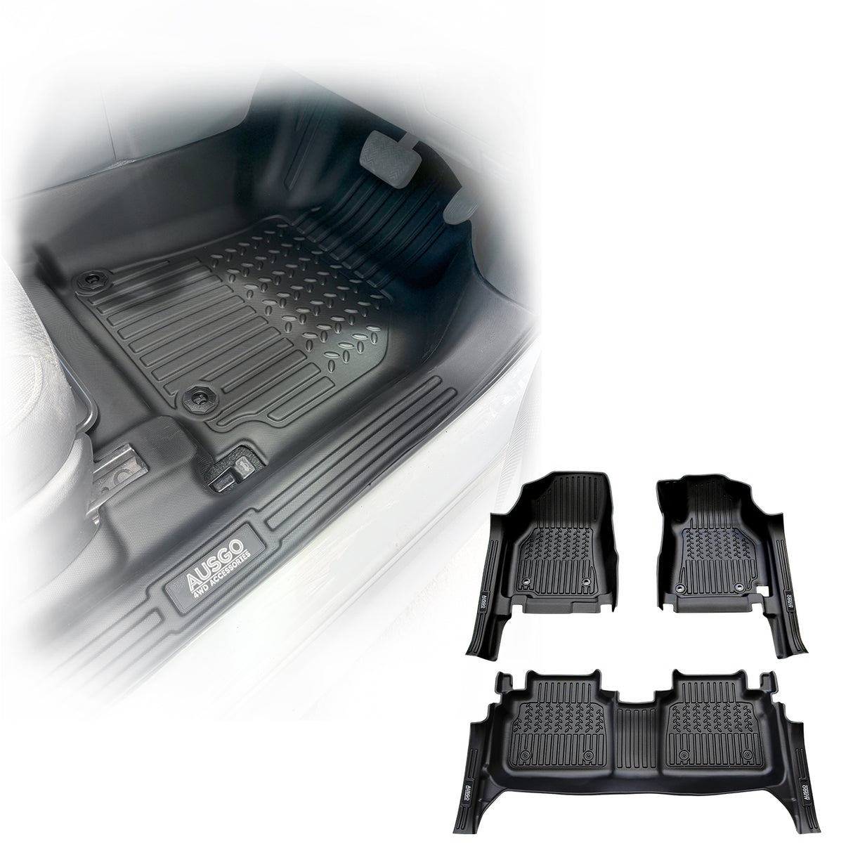 7D TPE Car Floor Mats for Toyota Corolla Sedan 2013-2019