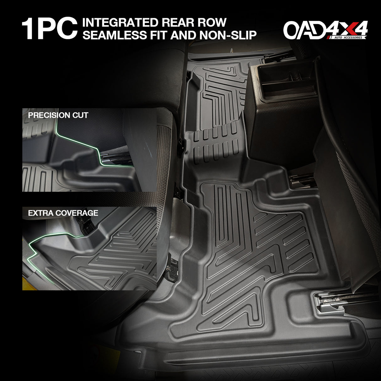 7D TPE Car Floor Mats for Toyota FJ Cruiser 2011-2016