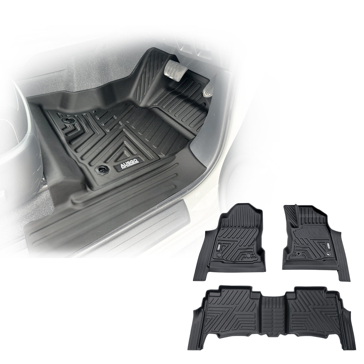 5D TPE Car Floor Mats for Toyota Fortuner 2015-Onwards