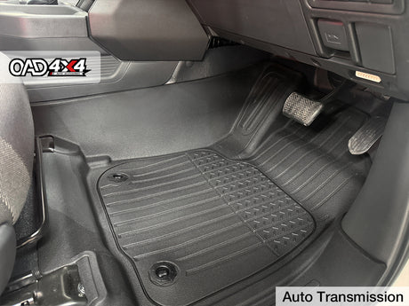 Injection 7D TPE Floor Mats for Toyota Hilux Single / Extra Cab 2025-Onwards