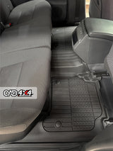 Injection 7D Floor Mats & Door Sill Protector for Toyota Hilux Dual Cab 2015-2025