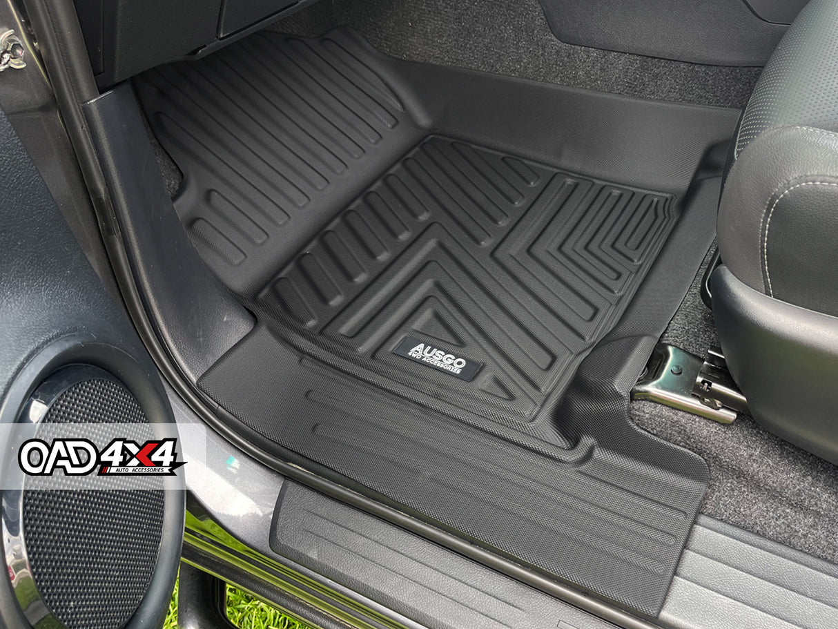 Floor Mats & Door Sill Protector for Toyota Hilux Manual Transmission Dual Cab 2015-2025