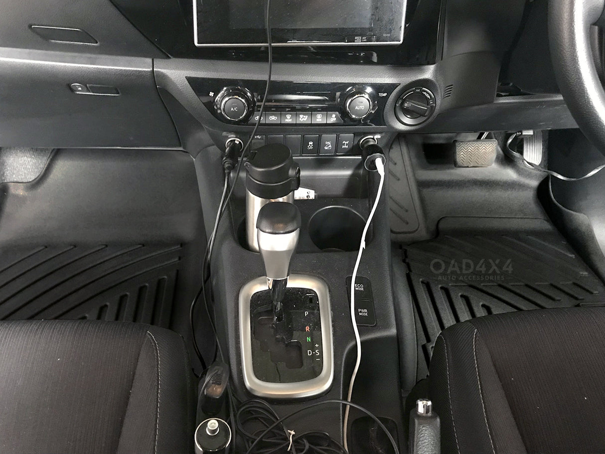 3D Car Floor Mats for Toyota Hilux Auto Single Cab 2015-Onwards