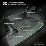 Pre-order 5D TPE Car Floor Mats for Toyota Hilux Dual Cab mild-hybrid 48V 2024-Onwards