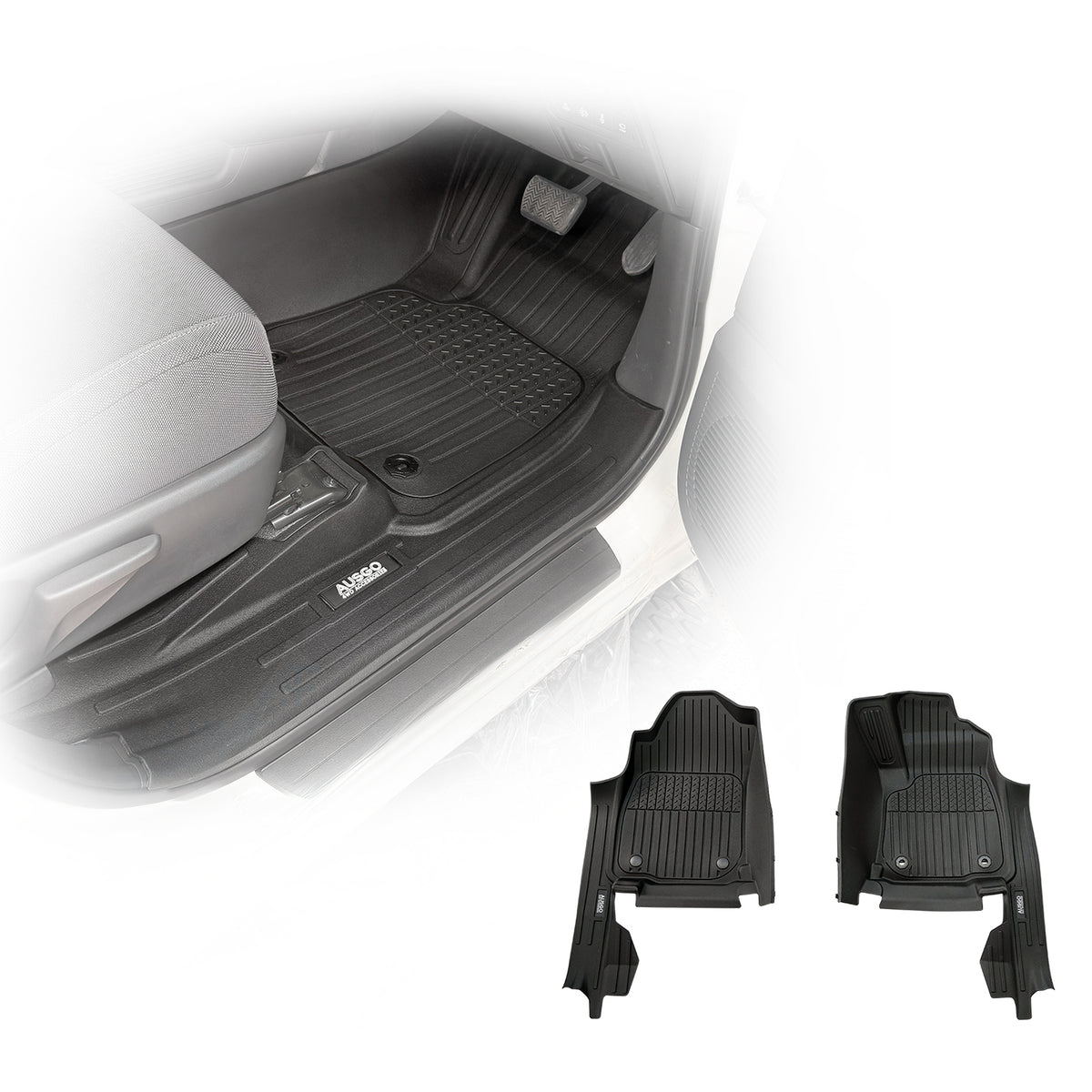 Injection 7D TPE Car Floor Mats for Toyota Hilux Single / Extra Cab 2025-Onwards