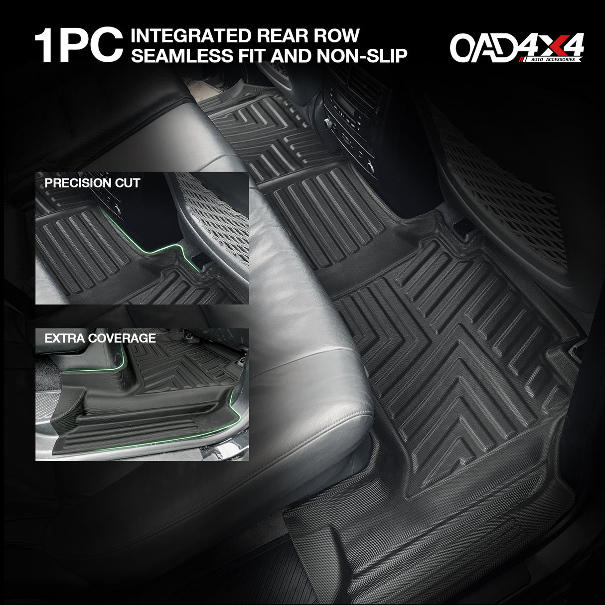 5D TPE Car Floor Mats for Lexus LX570 2013-2021