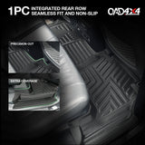 5D TPE Car Floor Mats for Lexus LX570 2013-2021