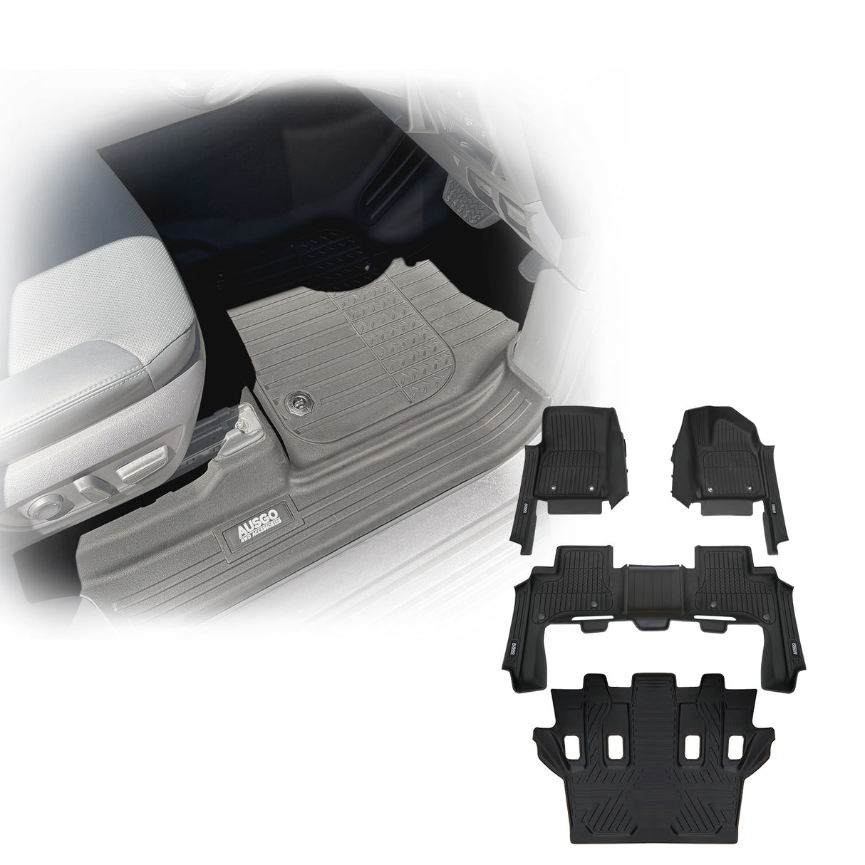 Injection 7D Car Floor Mats for Toyota Land Cruiser 300 2021-Onwards