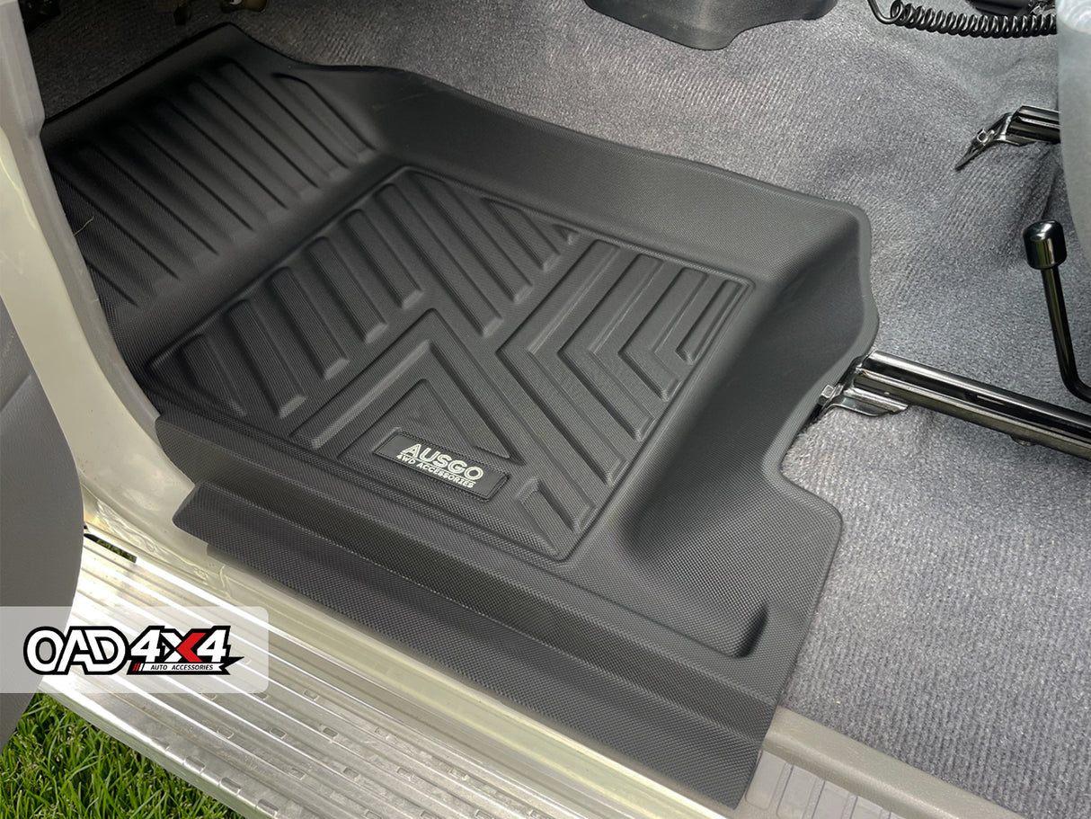5D TPE Car Floor Mats for Toyota Land Cruiser 79 Single Cab 2012-2016