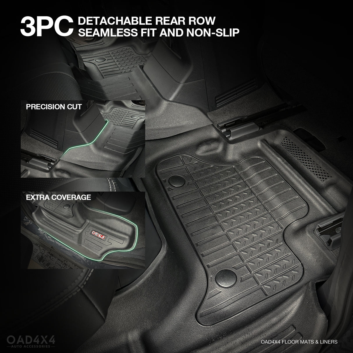 Injection 7D Car Floor Mats for Toyota Land Cruiser Prado 250 LC250 2024-Onwards