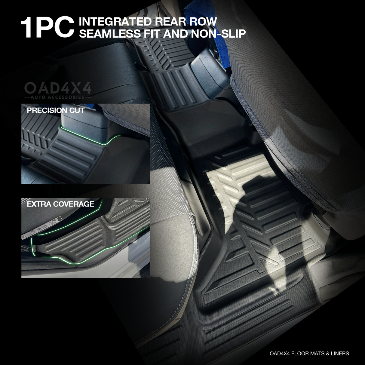 7D TPE Car Floor Mats for Toyota Land Cruiser Prado 250 LC250 2024-Onwards