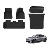 3D Injection Car Floor Mats for Tesla Model Y Juniper 5 Seats 2025-Onwards