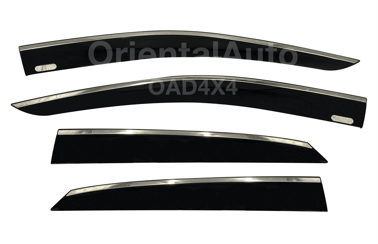 Stainless Edge Weather Shields for Lexus RX200T/300/350/450h 5 Seats 2015-2022