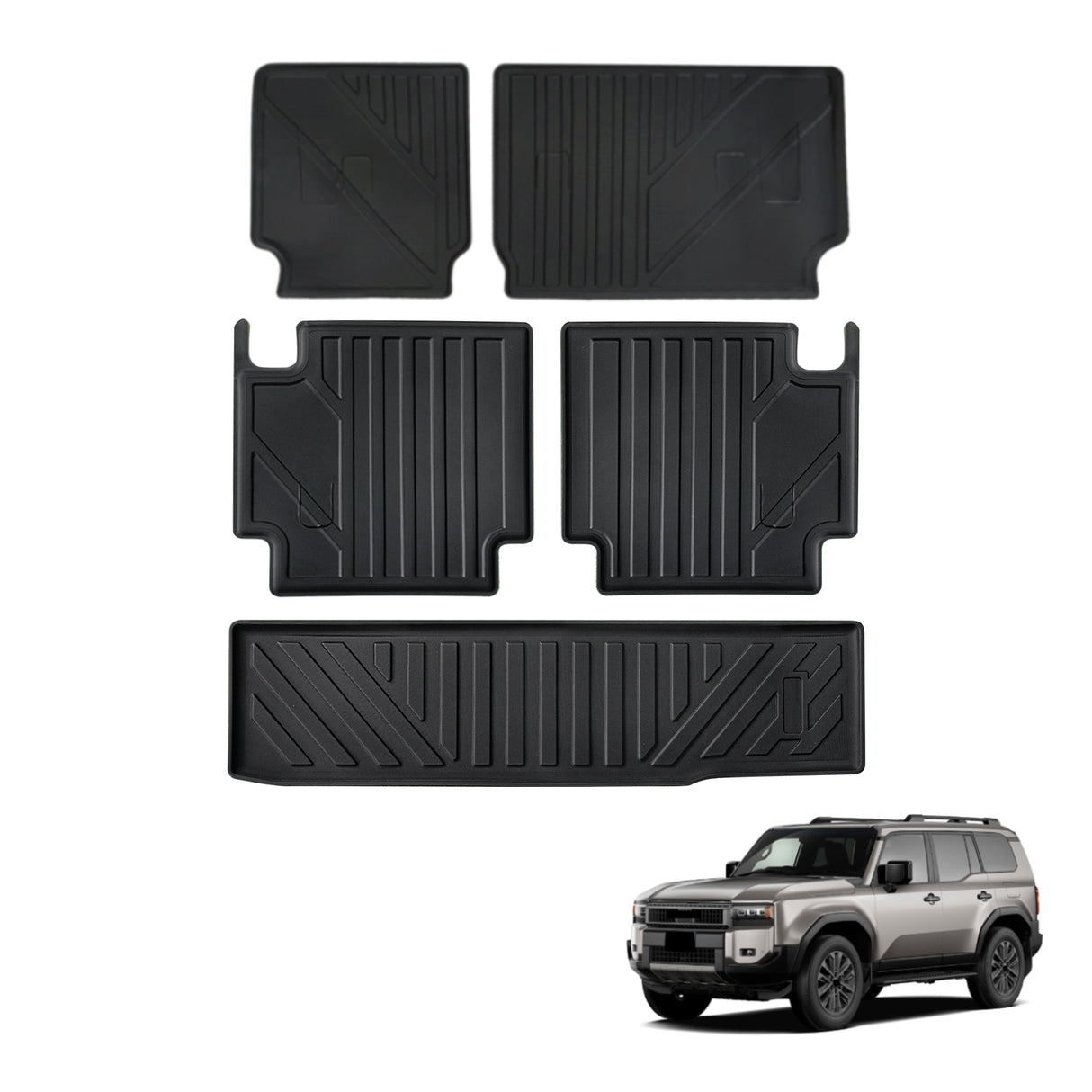 Boot Liner Kick Mat for Toyota Land Cruiser Prado 250 LC250 2024-Onwards