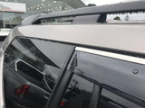Stainless Edge Weather Shields for Toyota Land Cruiser Prado 150 2009-2024