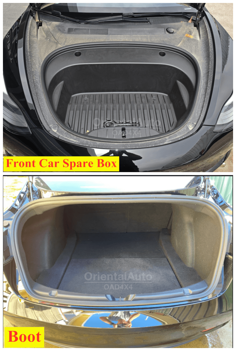 5D TPE Car Floor Mats for Tesla Model 3 2019-2023