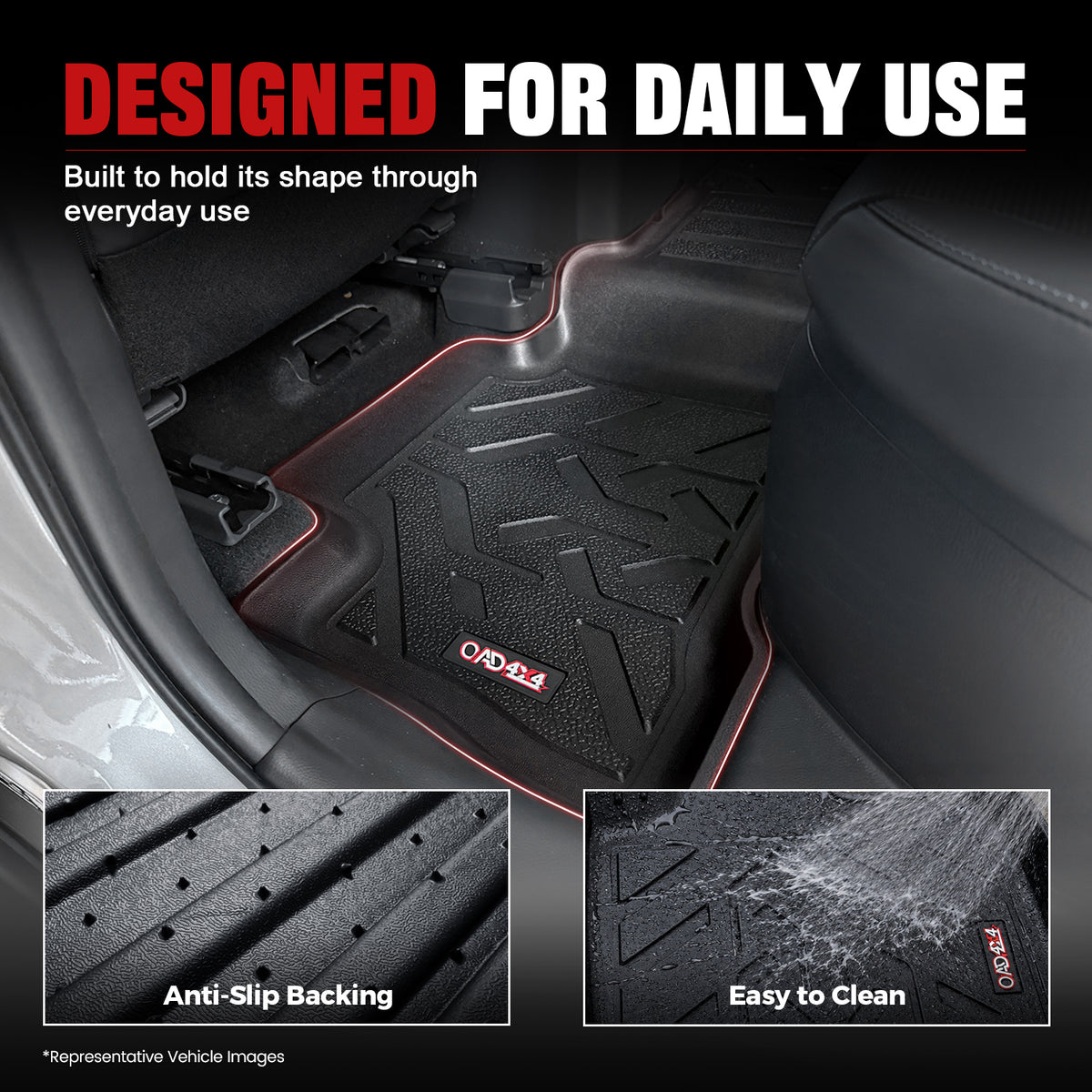 Pre-order 3D Car Floor Mats for Nissan Patrol Y62 2012-Onwards