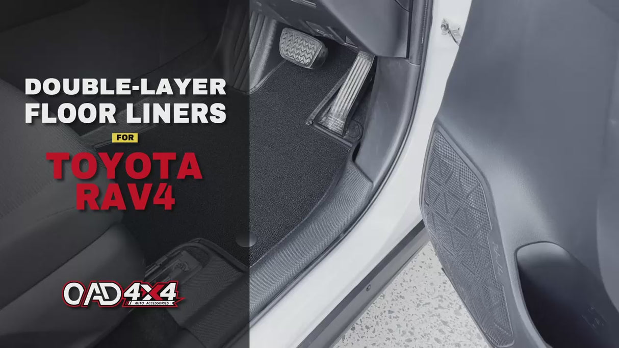 5D Double-Layer Car Floor Mats for Toyota RAV4 2019-Onwards