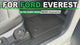 Injection 7D TPE Car Floor Mats for Ford Everest Next-Gen 2022-Onwards