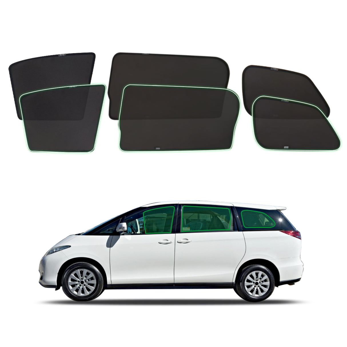 Magnetic Window Sun Shade for Toyota Tarago 2006-2019