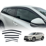 Injection Weather Shields for Toyota Kluger 2013-2021 6PCS