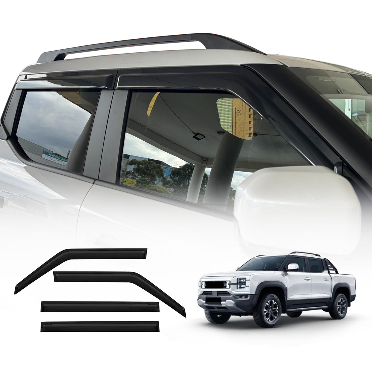 Luxury Weather Shields for BYD Shark 6 2025-Onwards