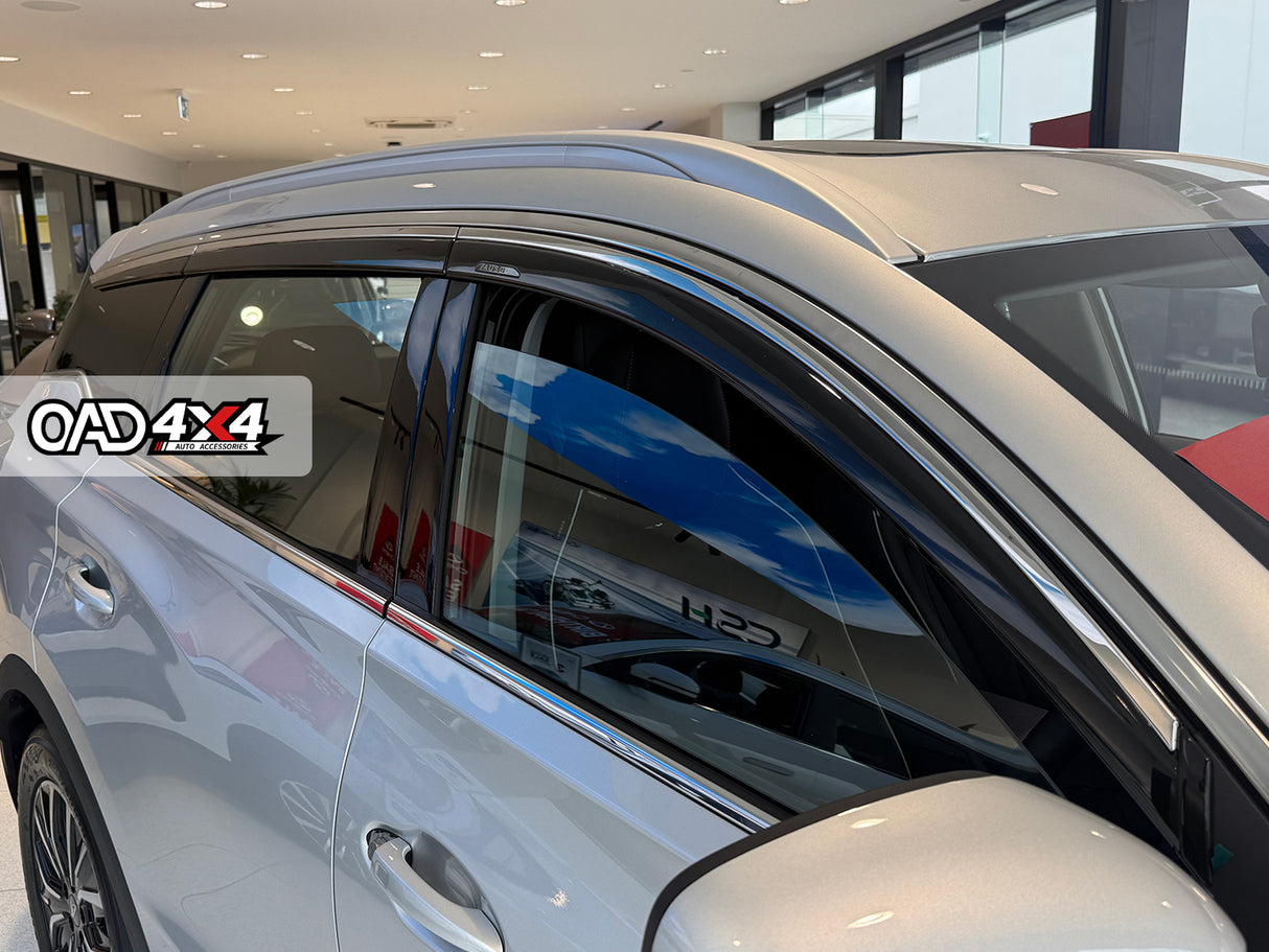 Stainless Edge Weather Shields for Chery Tiggo 7 2025-Onwards 6PCS