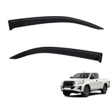 Injection Weather Shields for Toyota Hilux Extra Cab 2015-2025 2PCS