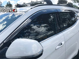 Stainless Edge Weather Shields for Hyundai Santa Fe DM Series 2012-2018