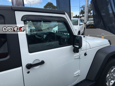 Luxury Weather Shields for Jeep Wrangler JK Series 2007-2018 2PCS