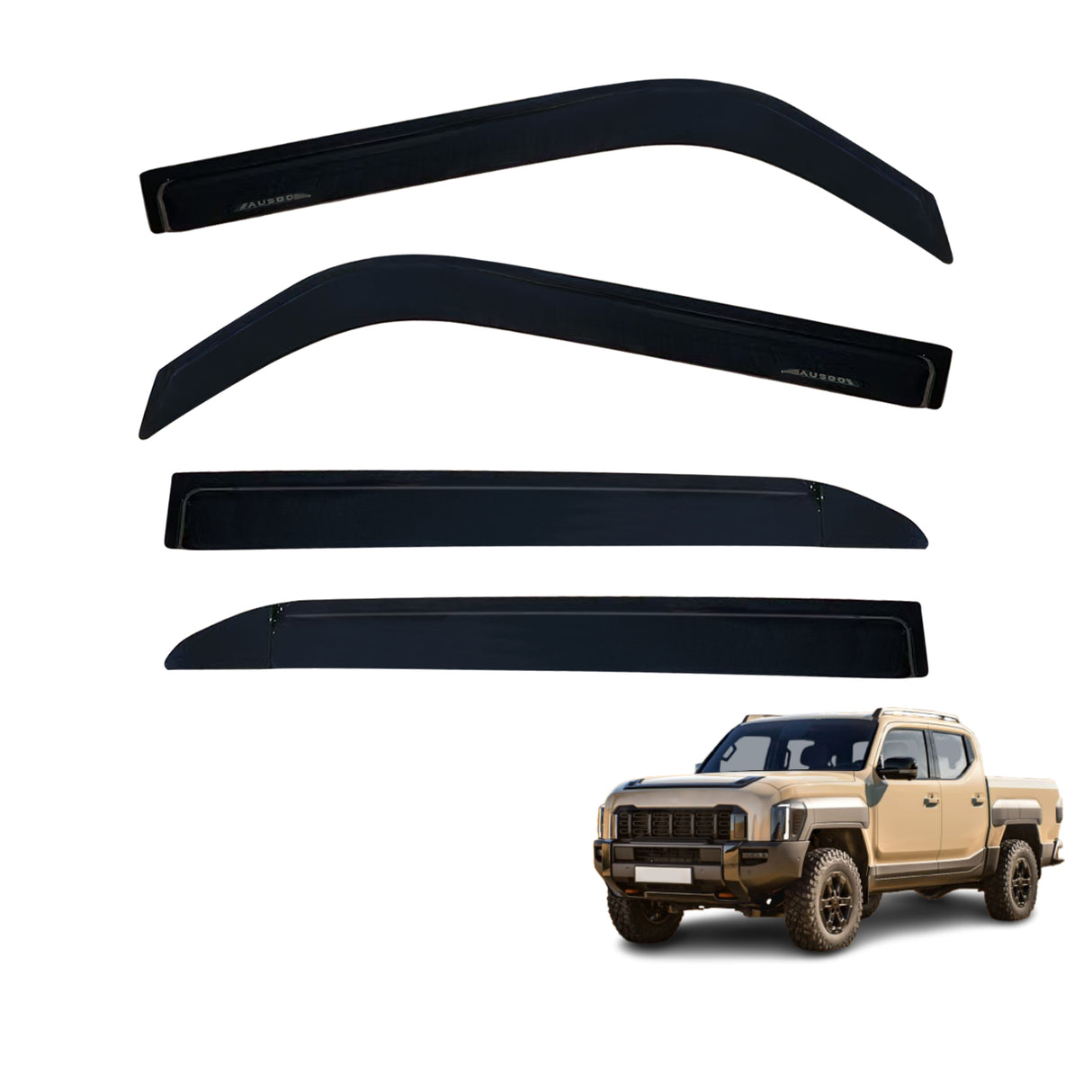 Luxury Weather Shields for KIA Tasman 2025-Onwards